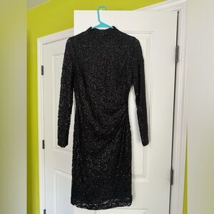 Black Sequin Dress